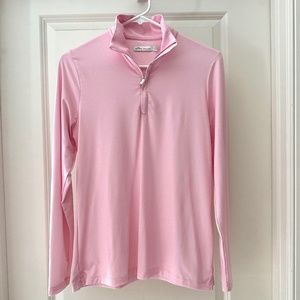 Peter Millar Quarterzip Pink Size Small